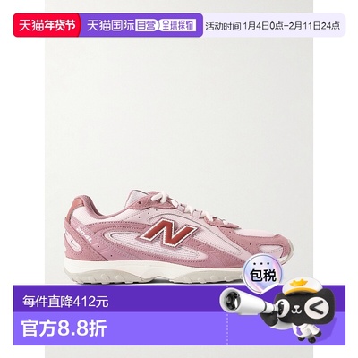 1h可退 香港直邮New Balance  女士 204L 拼接绒面革皮革边网纱运
