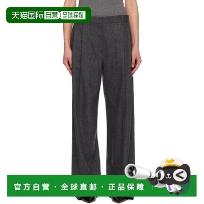 1h可退 香港直邮KHAITE 女士 灰色 August 长裤 3178604217ST