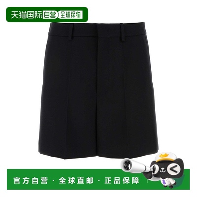 香港直邮Valentino 华伦天奴 男士 阔腿精裁短裤 4V3RDC178JM羊毛