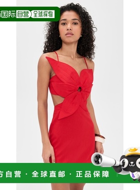 1h可退 香港直邮FARM RIO 女士 红色花朵迷你连衣裙 red红色 舒适