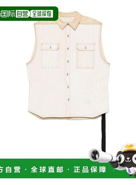 香港直邮Rick Owens Drkshdw 单排扣马甲 DU01E3764DCFR