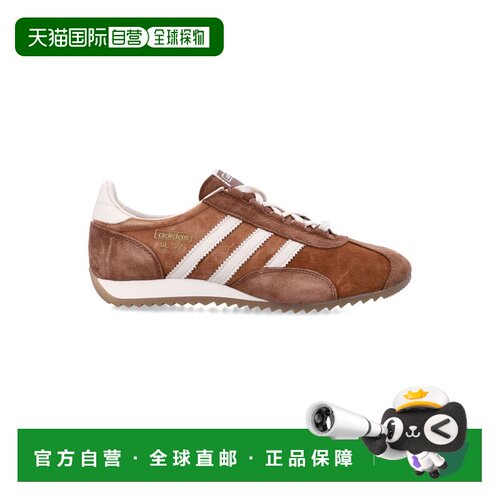 香港直邮Adidas 男士 ADIDAS SL 72 PT 绒面革棕色运动鞋 KJ1063D