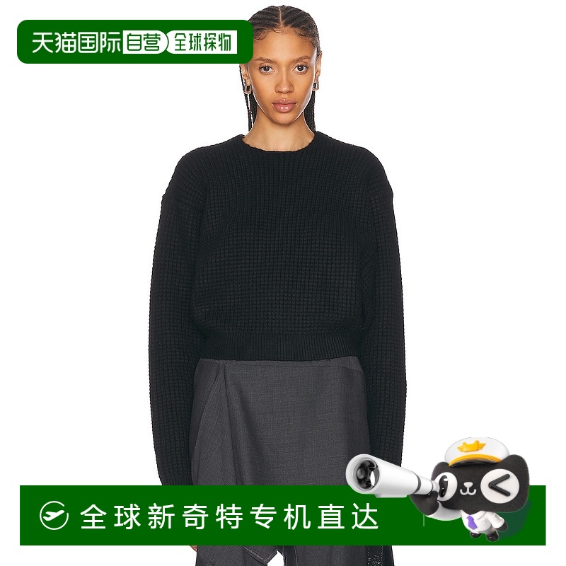 1h可退 香港直邮Essentials 女士 短款圆领卫衣 192BT247330FW