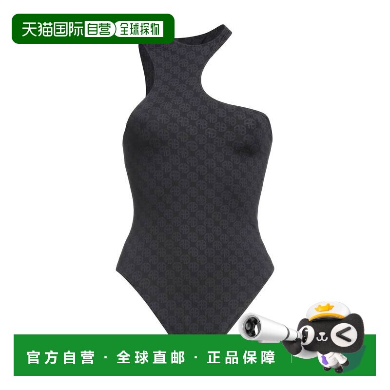 1h可退 香港直邮ANINE BING 女士 One-piece 泳衣 grey灰色 舒适