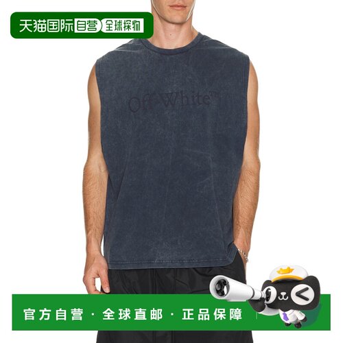美国直邮off-white 男士 洗熨无袖T恤 44MAC02FS26J001401