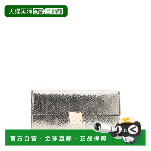 香港直邮Tom Ford 汤姆 福特 女士 银色皮革手包 L1947LCL622PTAA