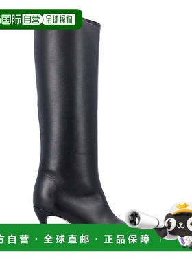 1h可退 香港直邮BY FAR 女士 Stevie 42 白色皮质靴子 21PFSVIDBL