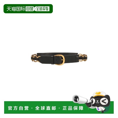 香港直邮Maje 女士 Regular 皮带 black黑色 舒适时尚腰带