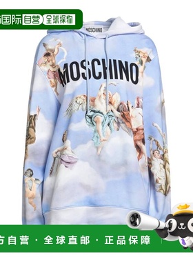 香港直邮Moschino 莫斯奇诺 女士 卫衣 blue蓝色 舒适时尚