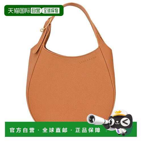 1h可退 香港直邮LONGCHAMP 珑骧 女士 Hobo 皮革单肩包 10328021