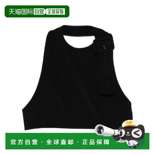 1h可退 香港直邮Courreges 短款吊带 126CBR091PL01599999背心