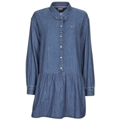 欧洲直邮Tommy Jeans 女士 TJW CHAMBRAY SHIRT DRESS 短连衣裙