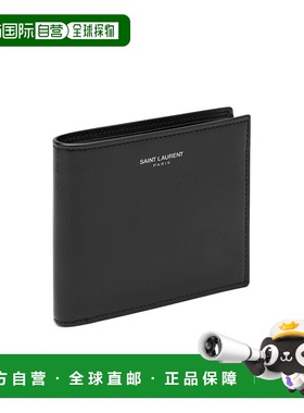 香港直邮Saint Laurent 徽标双折钱包 396307AADA4