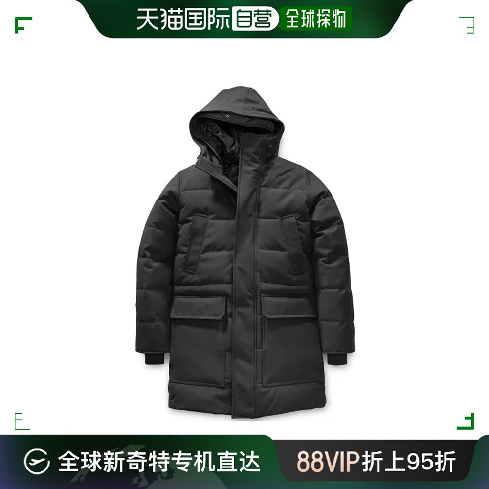 【99新未使用】香港直邮Canada Goose黑色Nikko派克羽绒服 2587M