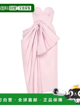 香港直邮Givenchy 蝴蝶结细节紧身晚礼服 BW22MA166P长款纪梵希