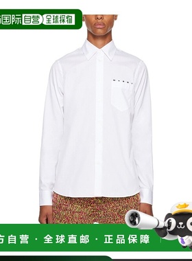 香港直邮Marni 徽标长袖衬衫 CUMU0203P1USCT88