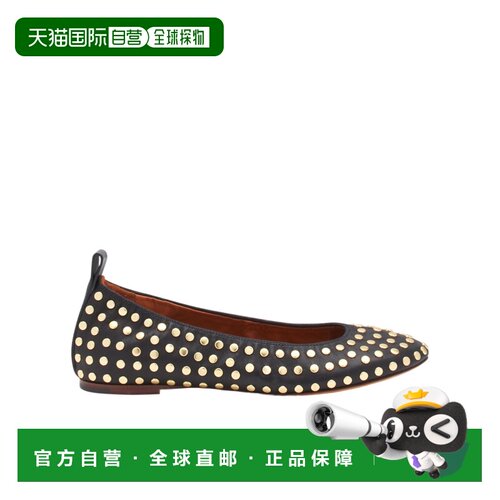 1h可退 香港直邮LANVIN 女士休闲鞋 FWBAMB02STNAA2410 SS2025 黑