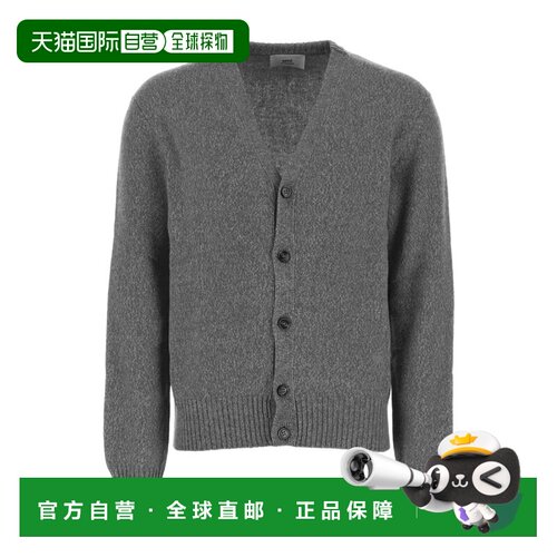 1h可退 香港直邮24SS 长袖V领开衫 Men羊绒