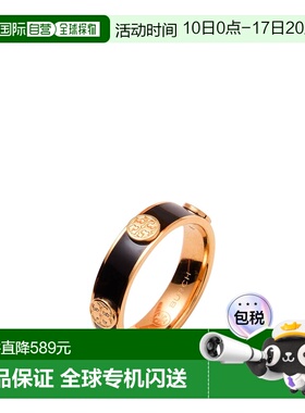 1h可退 香港直邮Tory Burch 托里 伯奇 女士 戒指 black黑色 舒适