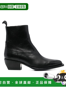 香港直邮Golden Goose Deluxe Brand 方圆头短筒靴 GWF00545.F004