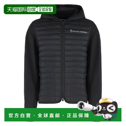 1h可退 香港直邮moncler 盟可睐 男士 FRONT 带里衬拼接针织开衫