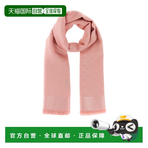 1h可退 香港直邮Gucci GG 图案丝巾 8555393GA48配饰围巾