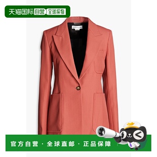 香港直邮VICTORIA BECKHAM 维多利亚 贝克汉姆 女士 羊毛帆布西装