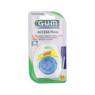 欧洲直邮Sunstar盛势达专业牙线种植体矫正清洁实用日常50段/盒