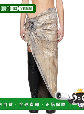 香港直邮Rick Owens Drkshdw 不对称设计半身裙 DS01E3348SGMC