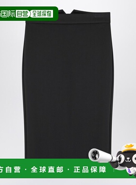 1h可退 香港直邮moncler 女士 黑色铅笔半身裙 8H0000189A8K999