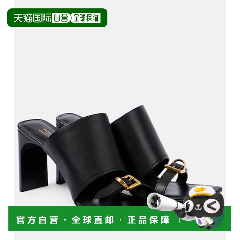 1h可退 香港直邮Balenciaga 巴黎世家 女士 Bel Air 80 皮质凉鞋