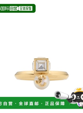 1h可退 香港直邮Jimmy Choo JC珍珠立方戒指 JCPEARLCUBERINGFTA