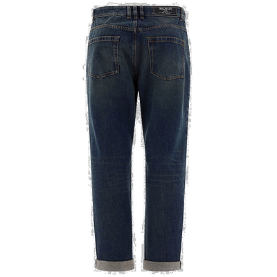 1h可退 欧洲直邮BALMAIN 男士牛仔裤直筒休闲春秋款BH0MI044DD936