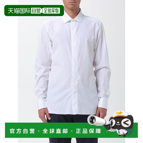 香港直邮Z ZEGNA 男士衬衫 9MCZRM301950A3100 SS2026 白色男装