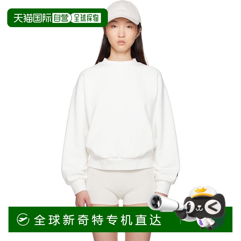 1h可退 香港直邮Essentials 女士 白色 Classic Fit Crewneck 套
