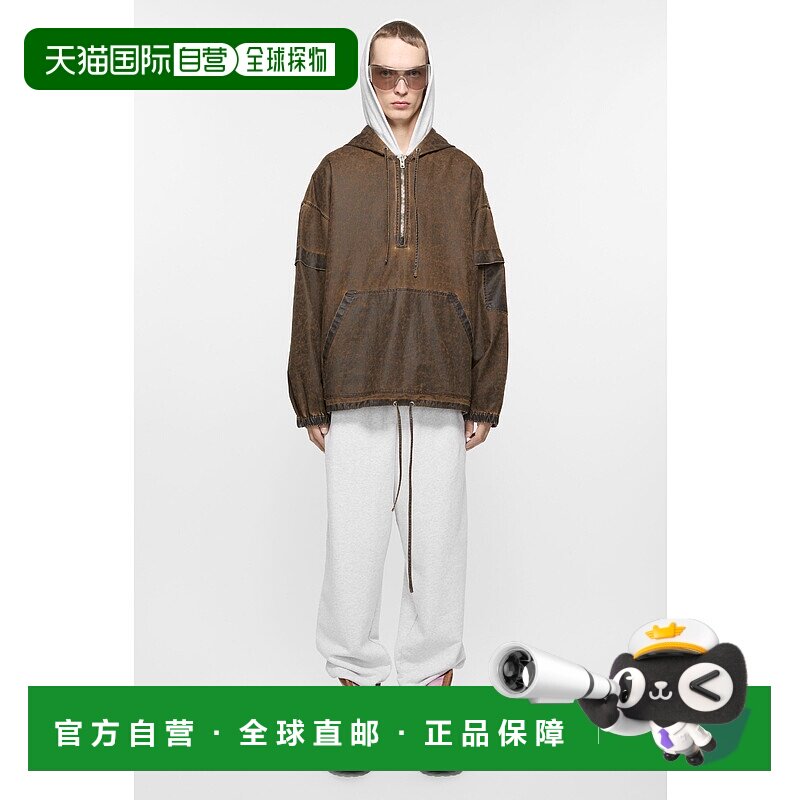 欧洲直邮ACNE (2025新品) 棉质运动裤工装印花卫裤休闲裤直筒裤