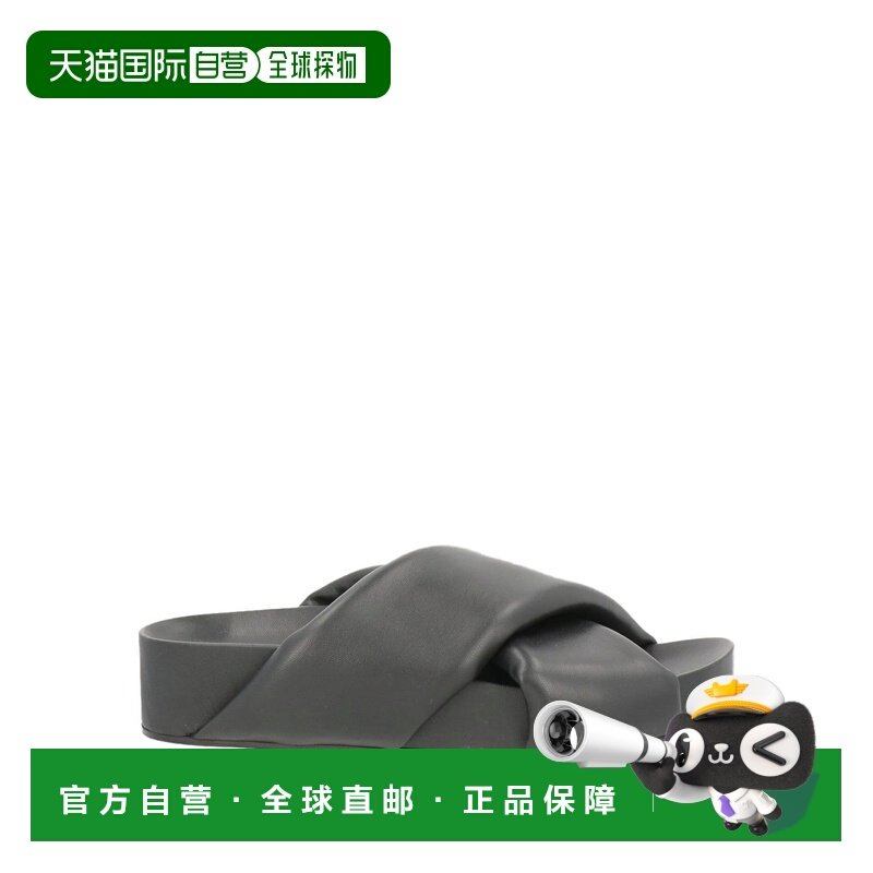 1h可退 香港直邮Jil Sander 吉尔 桑达 女士 凉鞋 black黑色 舒适,女鞋,时装凉鞋,淘宝优惠券,粉丝福利购,淘宝优惠卷