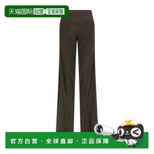 1h可退 香港直邮Rick Owens 松紧腰休闲裤 RP01F6301G阔腿裤