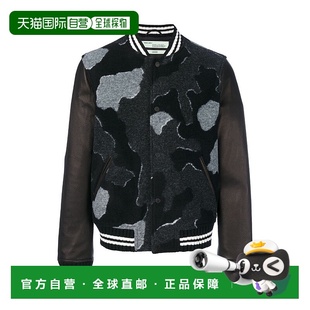 OMEA052F17615018 黑色徽标印花棒球外套 香港直邮Off White