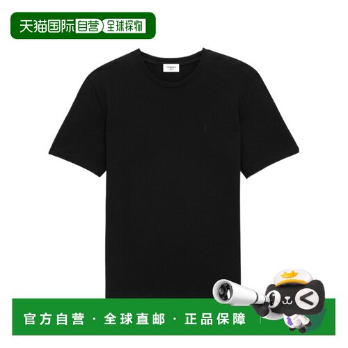 1h可退香港直邮Saint Laurent 圆领T恤 819395Y2ZJ2短袖
