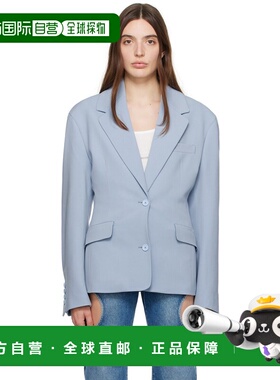 1h可退 香港直邮off-white 女士 蓝色 Round 西装外套 OWEF118F23