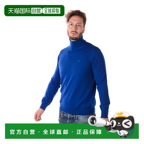 1h可退 香港直邮EMPORIO ARMANI 男士针织衫 8N1MYZ1M4CZBLUBLUE