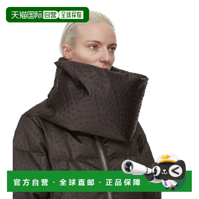 香港直邮Rick Owens 漏斗领羽绒服 RP02C1774ODD3 高端流行休闲