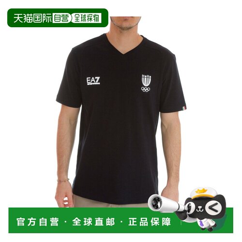 1h可退 香港直邮EMPORIO ARMANI 男士T恤 2734012A907BLUE SS2022