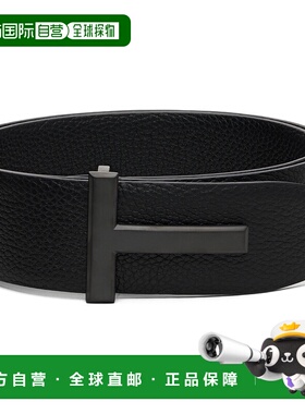 1h可退 香港直邮Tom Ford 汤姆 福特 男士 黑色 Grain Leather T