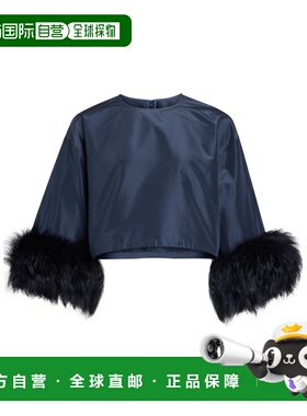 1h可退 香港直邮Alaia 圆领罩衫 AA9H1180W128C