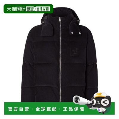 1h可退 香港直邮Fendi 长袖连帽羽绒服 FAA976AVYN