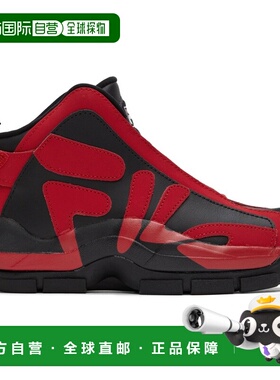 1h可退 香港直邮Y PROJECT 女士 黑色 FILA 联名 Grant Hill 高帮