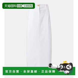 女士 white白色 Lucian 半身裙 舒适时 棉府绸长款 香港直邮KHAITE
