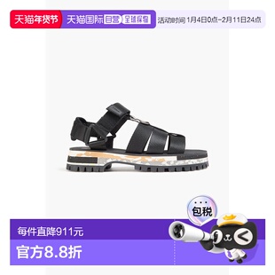 香港直邮Chloe 蔻依 女士 Nikie webbing 凉鞋 CHC23U849DGW001BL